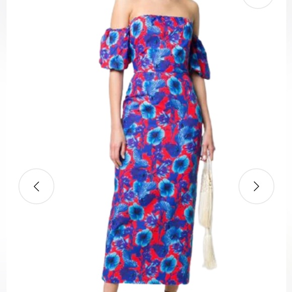 Borgo De Nor Dresses & Skirts - BORGO DE NOR Adelita Off The Shoulder  Cotton Poplin  Size Uk 6 US 0-2